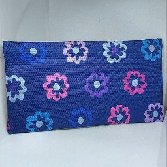 Vera Bradley Lighten Up Floral Cosmetic/Pencil Case Pouch~Ellie Flowers~NWT - Picture 3 of 3